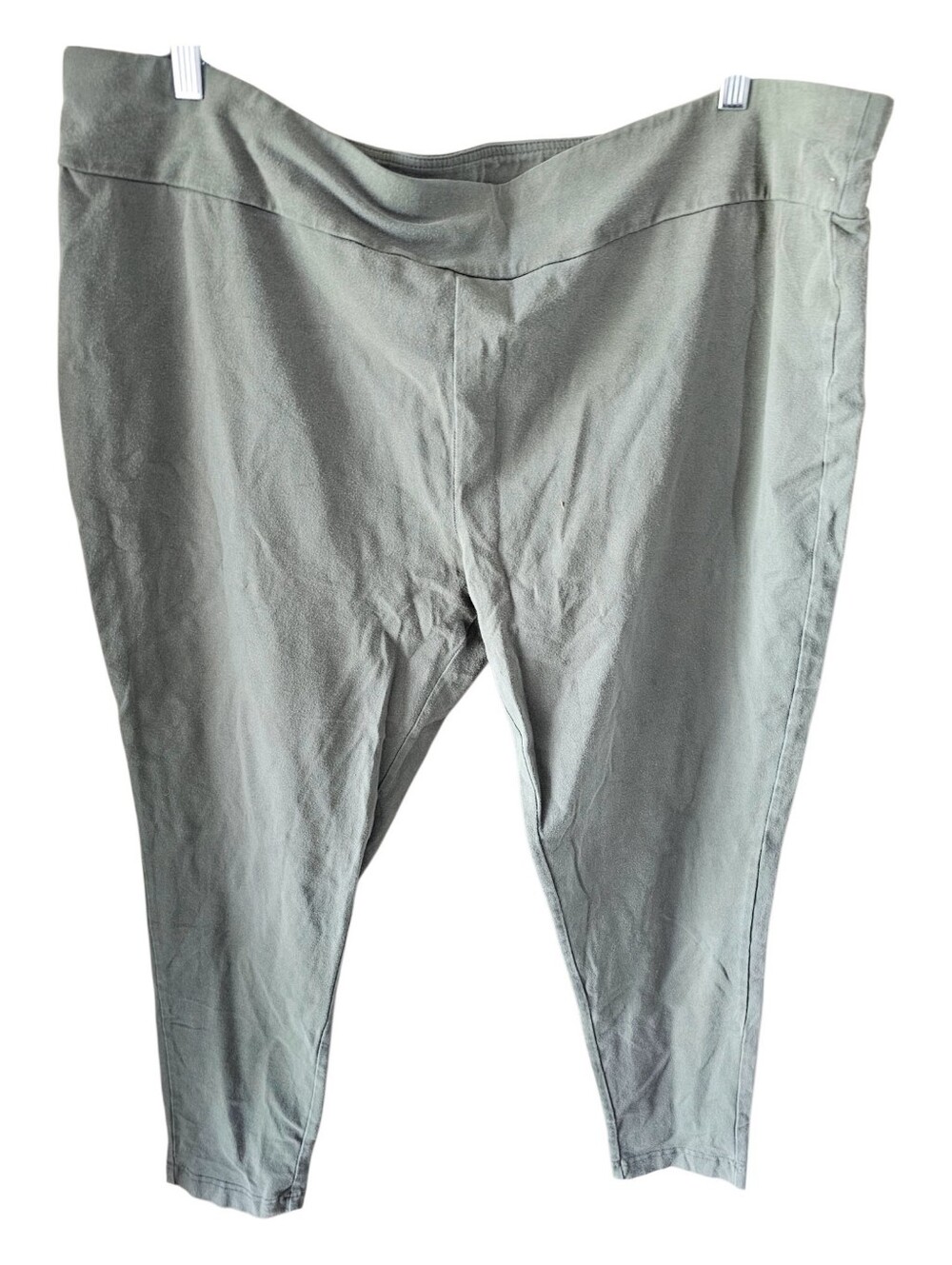 Terra & Sky Sage Green Ponte Leggings Size 4x
